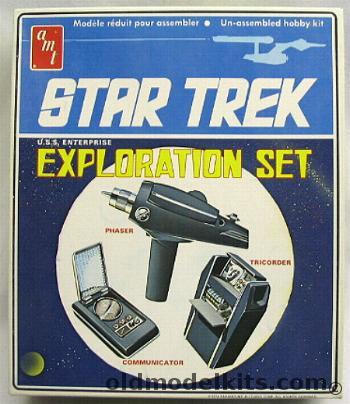 AMT 1/1 USS Enterprise Star Trek Exploration Set - Phaser - Tricorder - Communicator, S958 plastic model kit